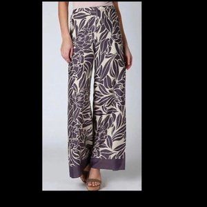 NWT Anthropologie Leifnotes Lotus Flare Floral Palazzo Pants
